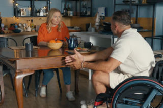 Barwy szczęścia odc. 3271. Sebastian (Marek Krupski), Dominika (Karolina Chapko)