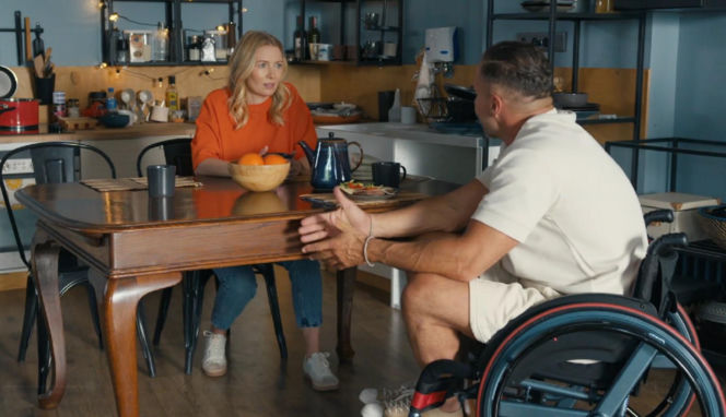 Barwy szczęścia odc. 3271. Sebastian (Marek Krupski), Dominika (Karolina Chapko)