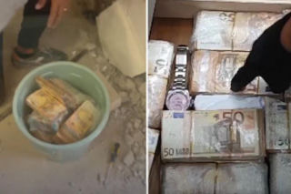 Miliony w gotówce ukryte w ścianach i pod podłogą! Banknoty wynosili wiadrami