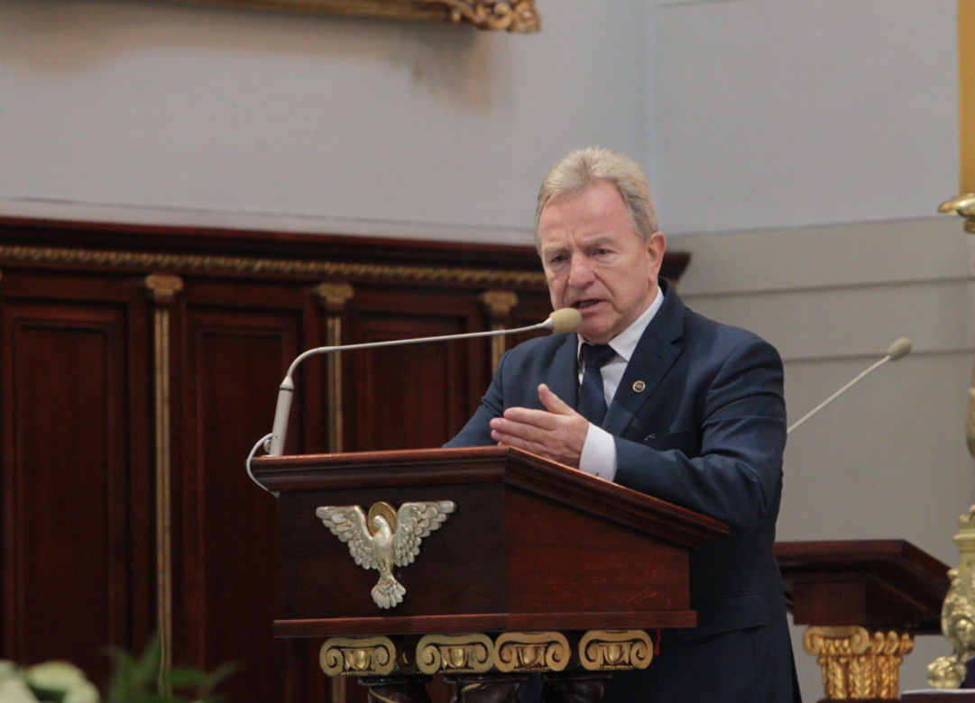Pogrzeb Marka Goliszewskiego. Andrzej Supron
