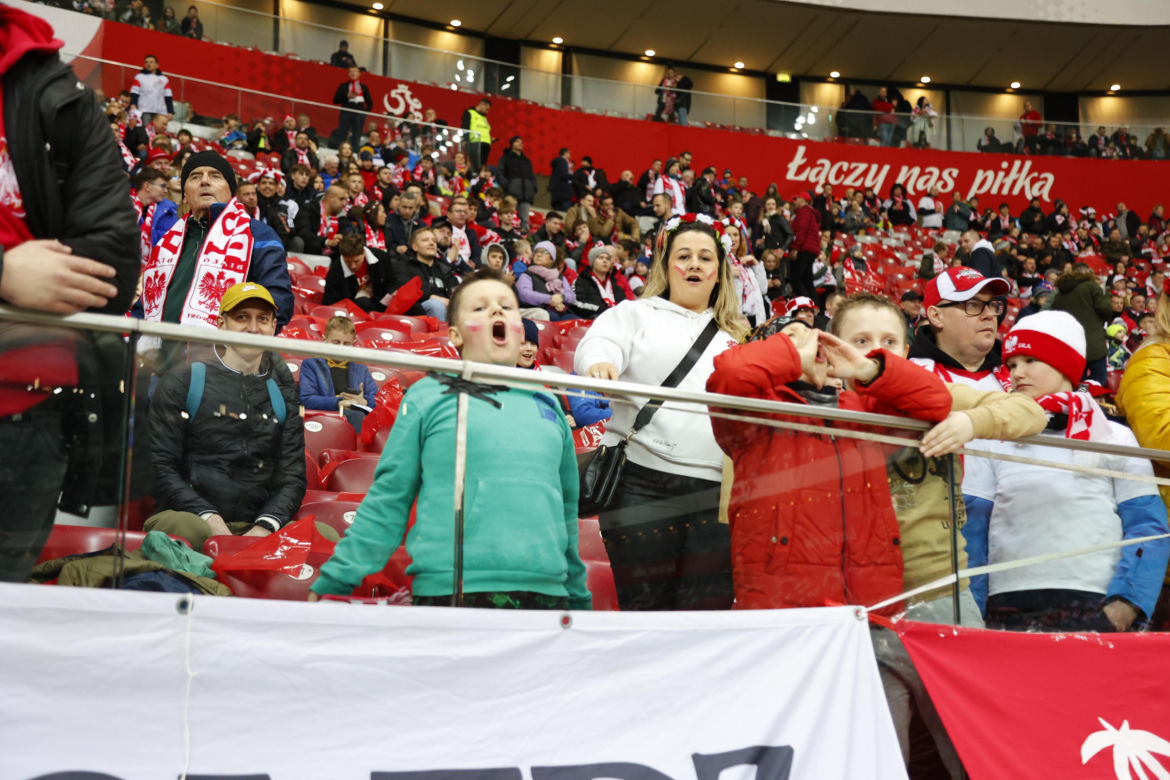 Kibice na meczu Polska - Estonia. Zdjęcia z trybun [21.03.2024]
