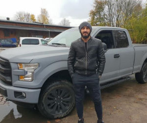 Mamed Khalidov i jego Ford F150