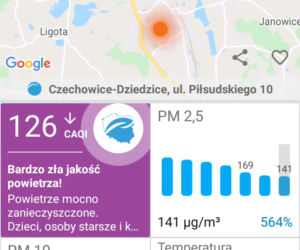 Smog w woj. śląskim - 17 stycznia