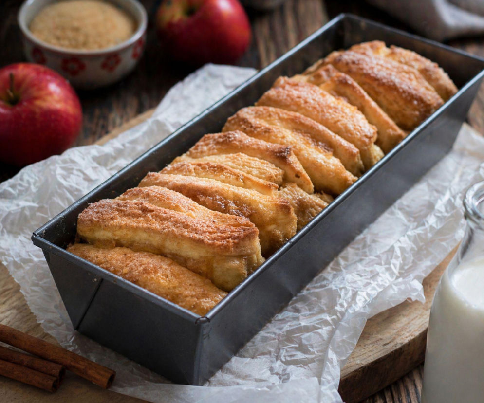 Ciasto drożdżowe rwane z masłem i cukrem. Odrywasz kawałki i nie możesz przestać