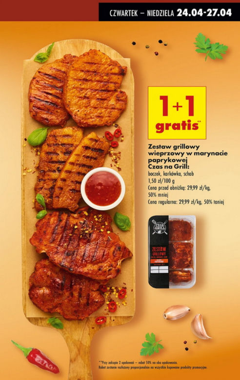 Promocje na grilla w Biedronce