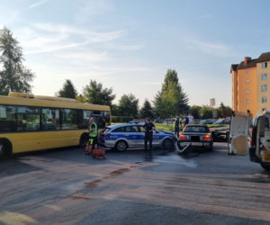 Szaleńczy pościg ulicami Koszalina. BMW staranowało radiowozy