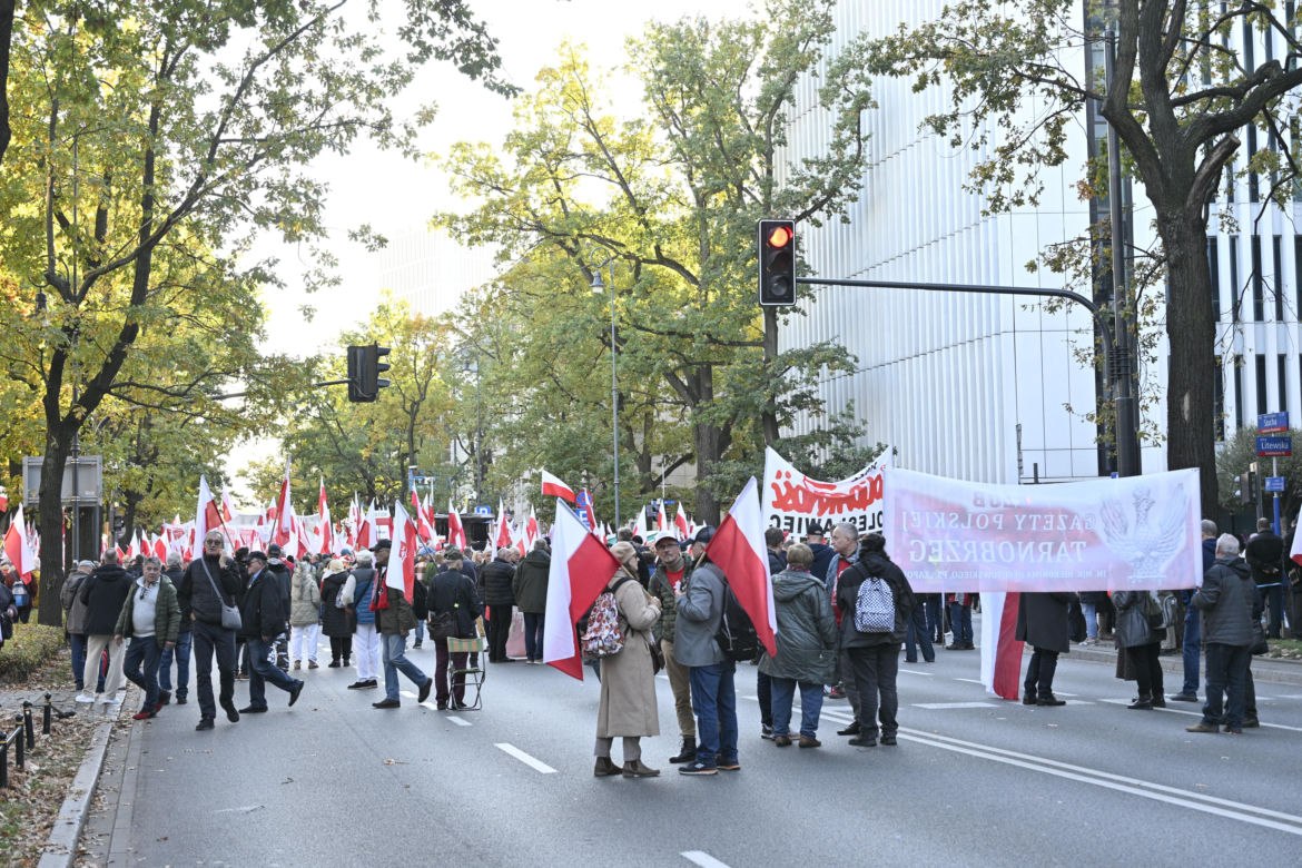 Protest pod TK.