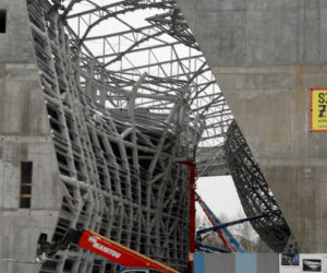 Budowa Muzeum Historii Żydów Polskich (grudzień 2010)