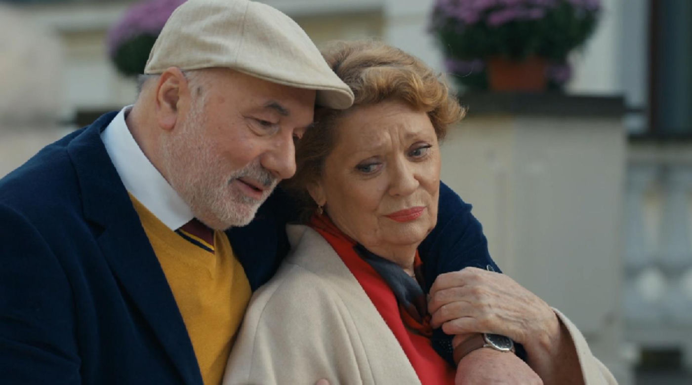 Barwy szczęścia, odcinek 3162. Andrzej (Leon Charewicz), Józefina (Elżbieta Jarosik)