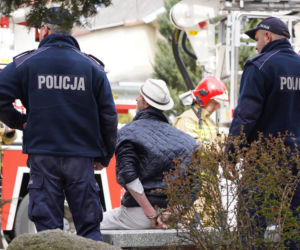 Pijany wszedł na wieżę kościoła. Ściągnęli go strażacy