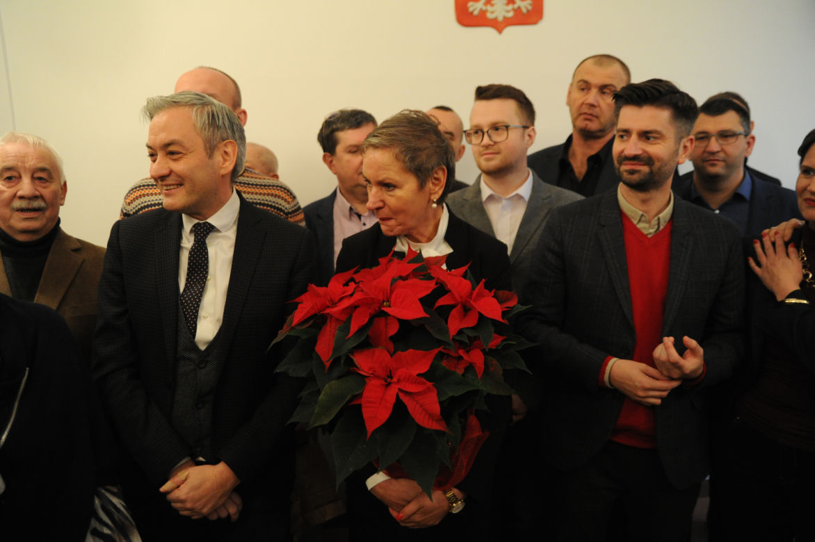 Otwarcie biura poselskiego Roberta Biedronia, Joanny Senyszyn i Marka Rutki w Słupsku