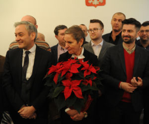 Otwarcie biura poselskiego Roberta Biedronia, Joanny Senyszyn i Marka Rutki w Słupsku