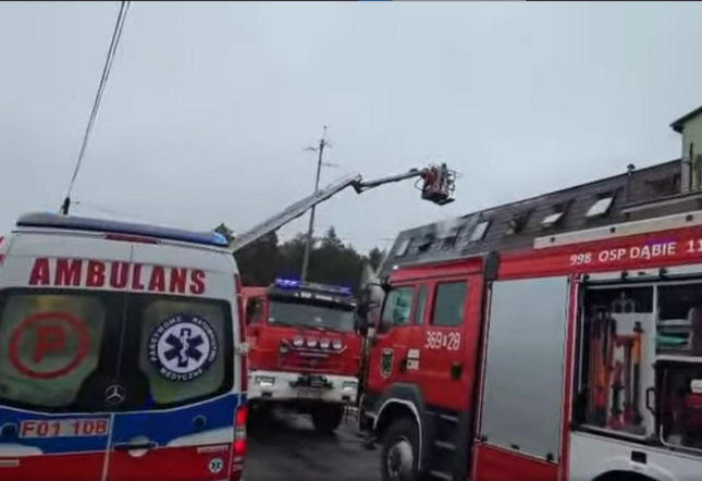 Pożar w DPS-ie w Lubuskiem! Trwa dramatyczna ewakuacja. Są poszkodowani