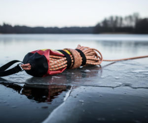 Lód się załamał. Co uratuje życie w lodowatej wodzie?