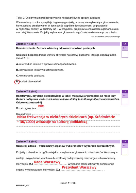 Matura 2025: WOS poziom rozszerzony. ODPOWIEDZI 13.05.2025 [FORMUŁA 2023]