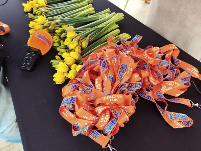 ESKA Lublin rozdawała żonkile na wiosnę