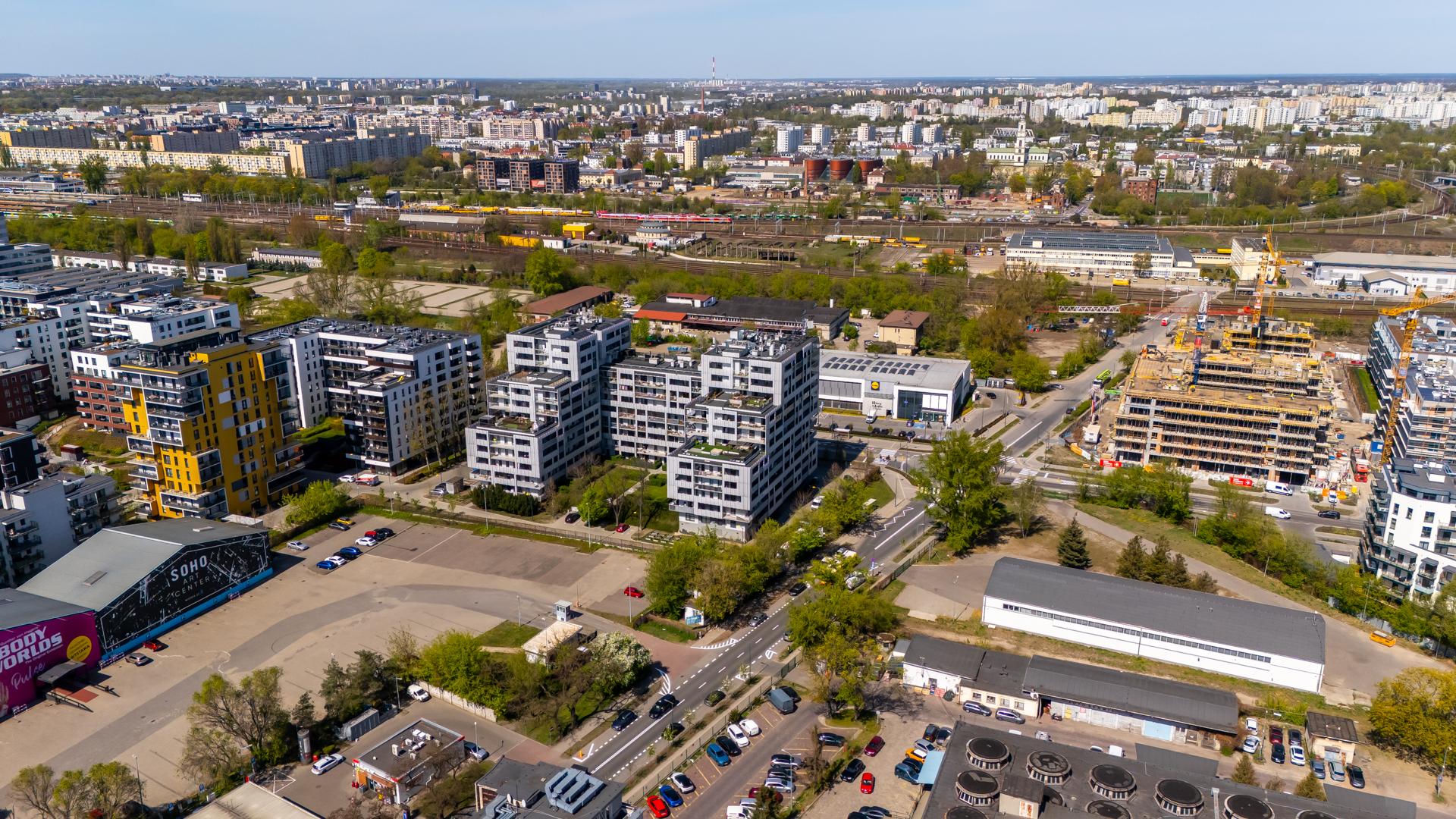 Nowe osiedla na Kamionku w Warszawie