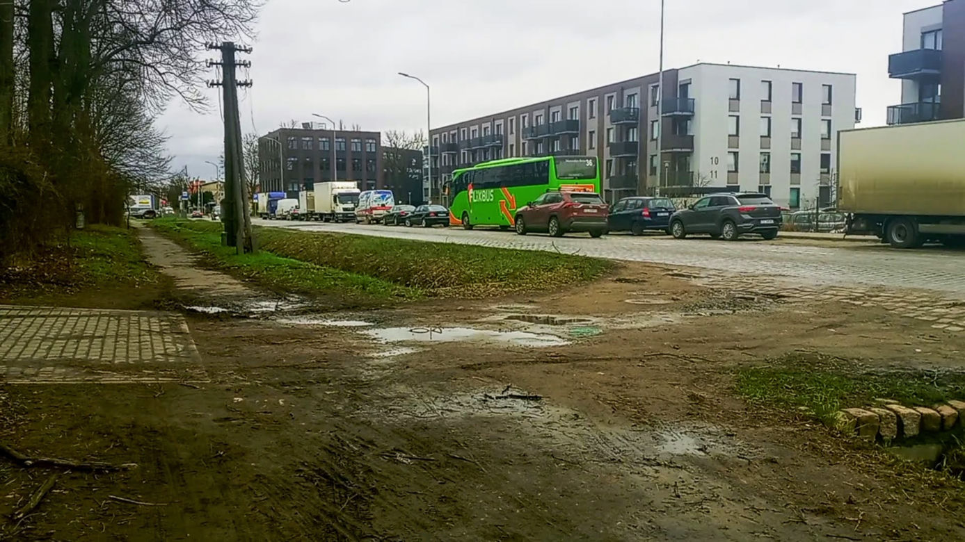 Ulica Cukrowa w Szczecinie to prawdziwy koszmar kierowców