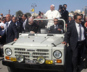 Papież Franciszek na Lampedusie