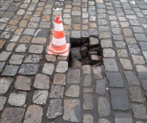 Ogromna DZIURA w centrum Poznania! 