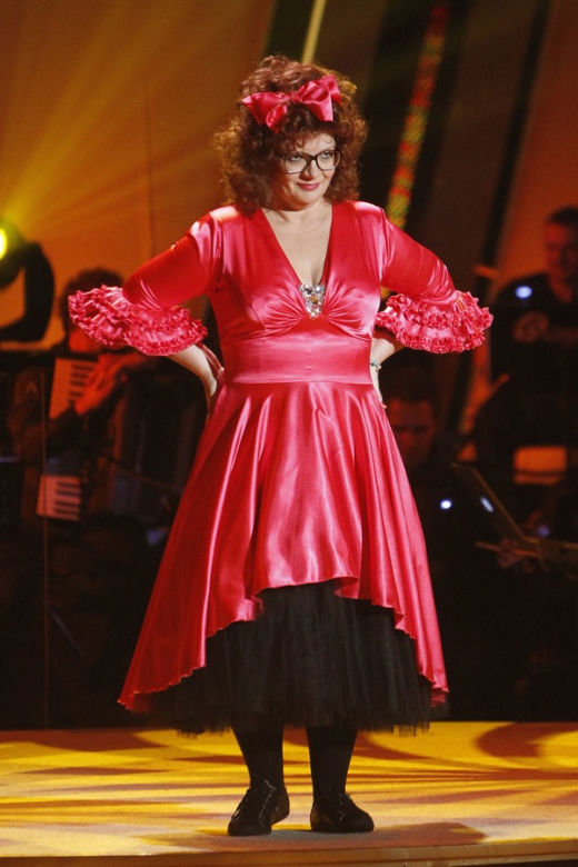 Dorota Zawadzka straszy w Tańcu z gwiazdami