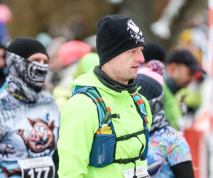 Wystrzał startera zamiast szampana. Tłumy powitały Nowy Rok na XX Śląskim Maratonie Noworocznym Cyborg