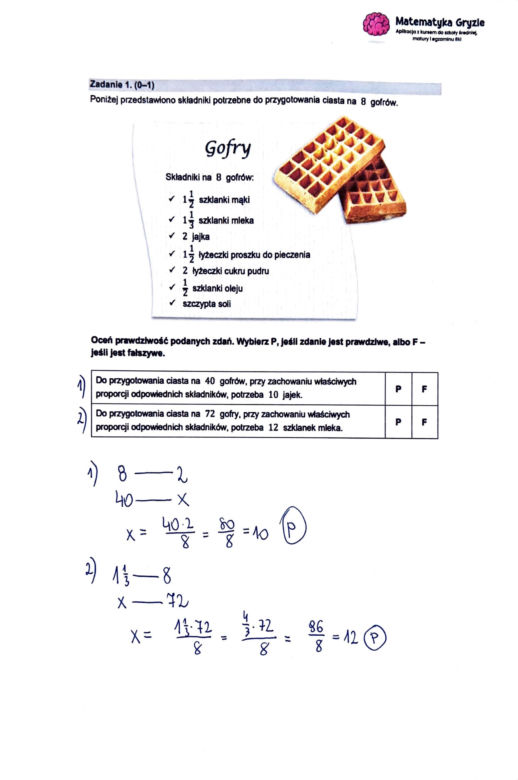 Egzamin ósmoklasisty 2023 matematyka - ROZWIĄZANE ZADANIA, ARKUSZ CKE
