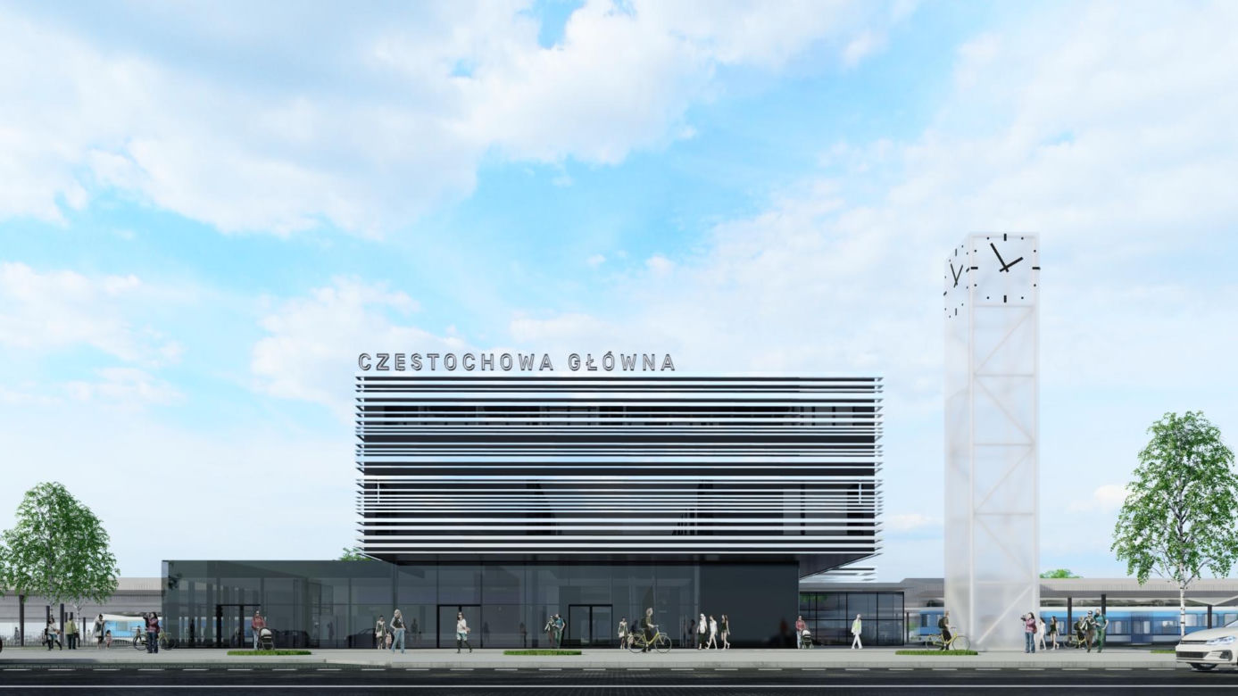 Tak ma wyglądać nowy dworzec w Częstochowie - wizualizacje