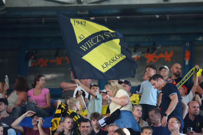 Wisła Kraków - Wieczysta Kraków: Zdjęcia kibiców i zawodników z meczu 6. kolejki PKO BP Ekstraklasy