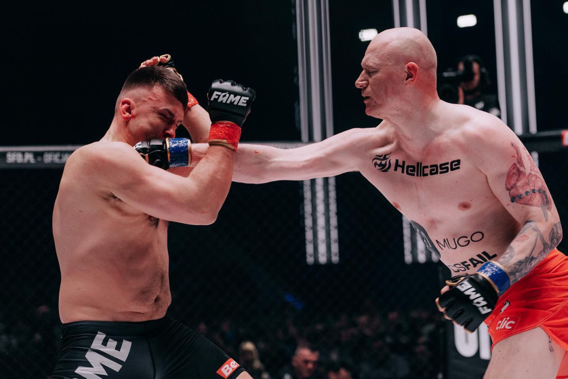 Robert Pasut w trakcie walki na Fame MMA 18!