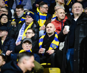 Arka Gdynia - Lechia Gdańsk: Zdjęcia kibiców z derbów Trójmiasta w ramach 23. kolejki PKO BP Ekstraklasy