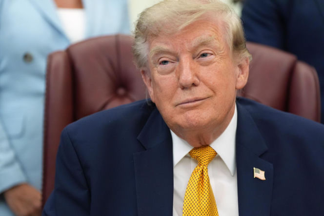 Prezydent USA Donald Trump uciszał w poniedziałek dziennikarkę CNN Kristen Holmes
