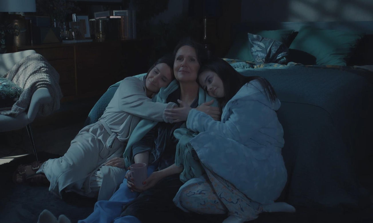 M jak miłość. Agnes (Amanda Mincewicz), Basia (Karina Woźniak), Marysia (Małgorzata Pieńkowska)