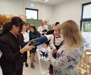Otwarcie Żłobka w Mokobodach i pasowanie na żłobkowicza