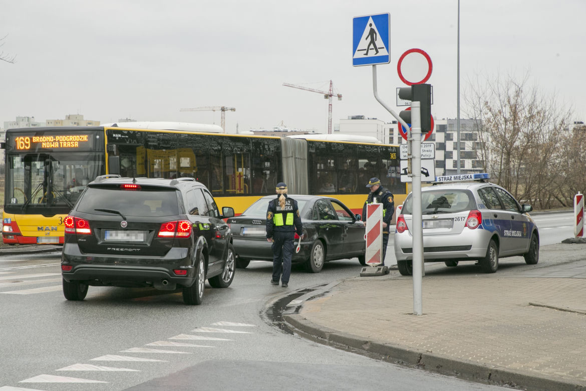 Utrudnienia na Bródnie po zamknięciu Kondratowicza 