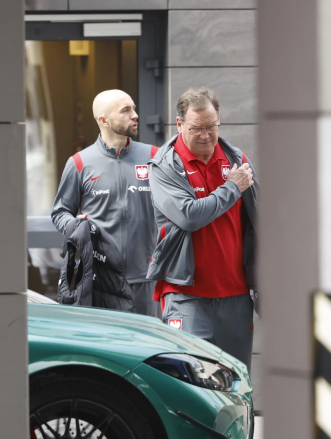 Reprezentacja Polski przed meczem ze Szwecją