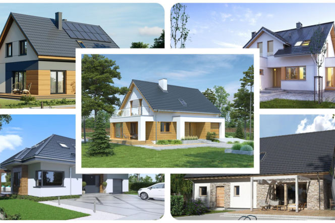 5 projektów domów z poddaszem użytkowym