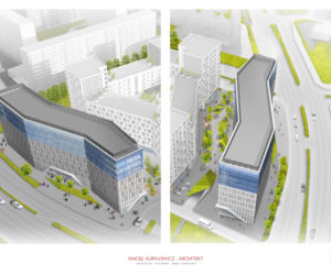 Białystok. W centrum miasta powstanie nowoczesny biurowiec. Ma być gotowy do 2021 roku [WIZUALIZACJE]