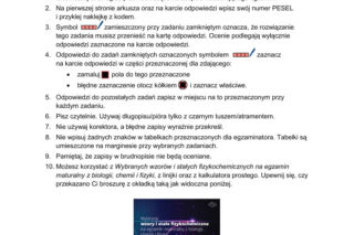 Matura 2026 z biologii ROZSZERZONEJ: arkusze CKE, poziom podstawowy [Formuła 2023] 08.05.2026