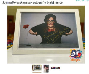 Joanna Kołaczkowska, WOŚP