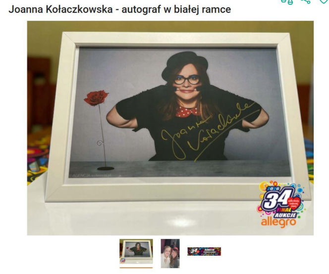 Joanna Kołaczkowska, WOŚP