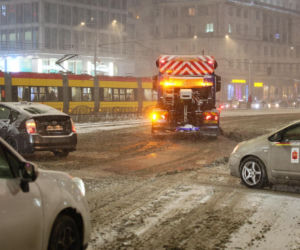 Trudne warunki drogowe w Polsce