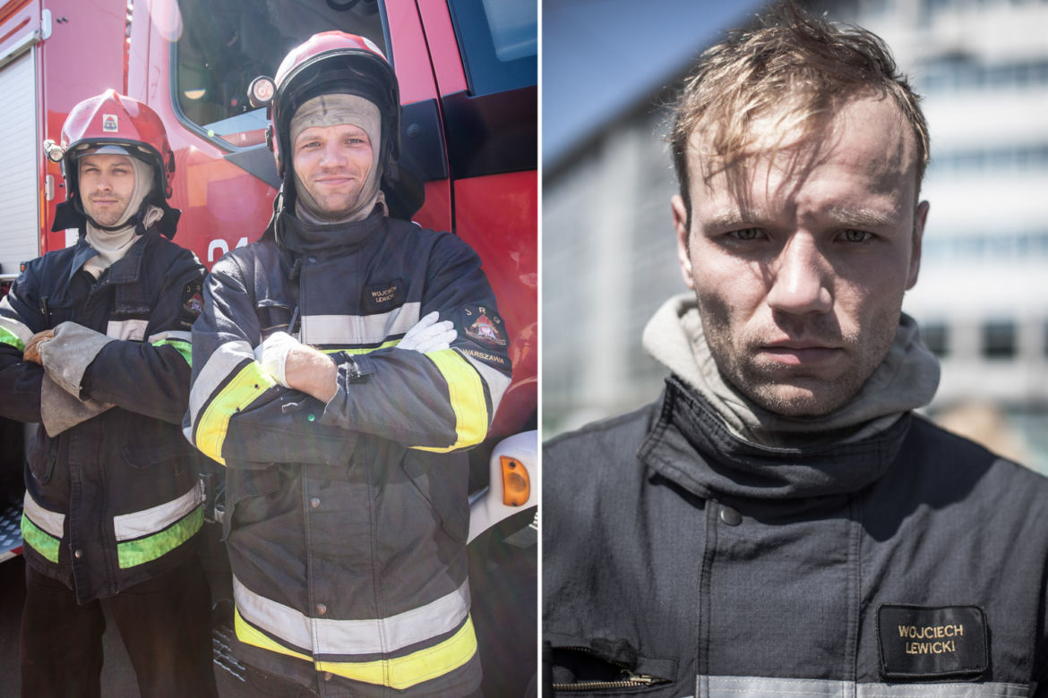 Strażacy. Adam Wojnar (Maciej Zakościelny),  Wojtek Lewicki (Maciej Mikołajczyk)