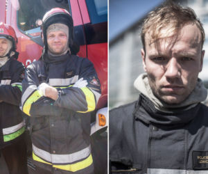 Strażacy. Adam Wojnar (Maciej Zakościelny),  Wojtek Lewicki (Maciej Mikołajczyk)