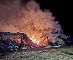 Pożar w pow. bialskim