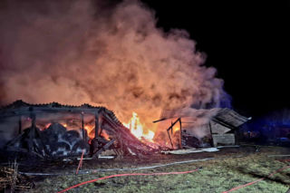 Pożar w pow. bialskim