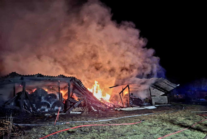 Pożar w pow. bialskim