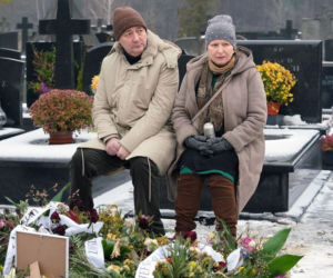 Barwy szczęścia odc. 2630. Basia (Sławomira Łozińska), Artur Chowański (Jacek Rozenek)