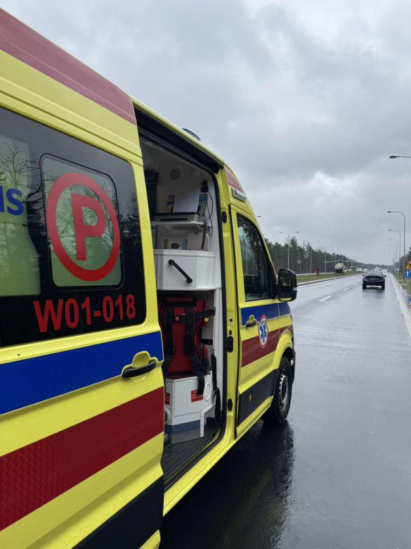 Wypadek w Rembertowie 11.04.2025