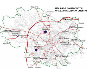 Organizacja ruchu wokół wrocławskich cmentarzy